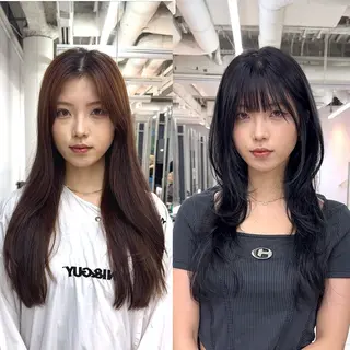 ロング ミディアムレイヤー/ ロングレイヤー堀匠吾のヘアスタイル