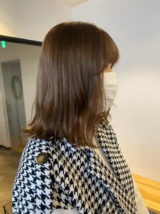 ミディアム カラー 🌼ハイライト透明感 🌼maiのヘアスタイル
