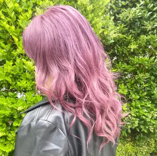 ロング カラー ヘアアレンジ ハイトーン/美髪矯正 🍃大江拓実のヘアスタイル