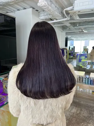 ロング カラー 森田 温のヘアスタイル