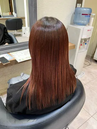 セミロング ハイトーン／アレンジ 🩵NANAMIのヘアスタイル