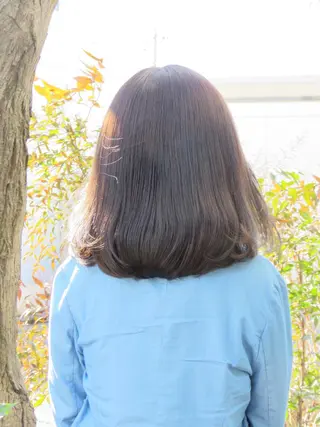 セミロング ＠kutsu tetsuoのヘアスタイル