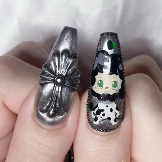 ネイル ひめか🫁 推し概念・個性派のネイルデザイン