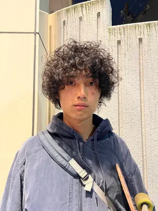 ショート パーマ メンズ dot+lim所属・Kawano Kaitoのヘアスタイル