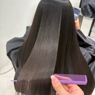 ロング 髪質改善ストレート 難波🫧kanamiのヘアスタイル