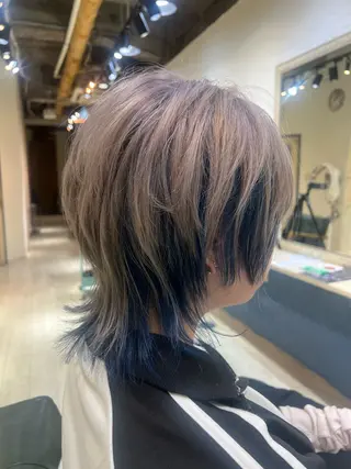 ミディアム カラー たけかわ みずきのヘアスタイル