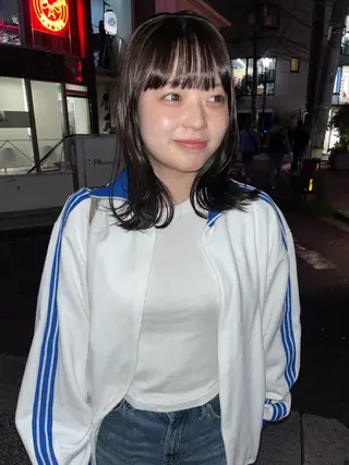 ミディアム カラー スッと馴染むhair /ヨシダトモキのヘアスタイル