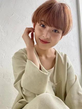 ショート カラー 五十嵐ゆり 美髪カラー　武蔵小杉のヘアスタイル