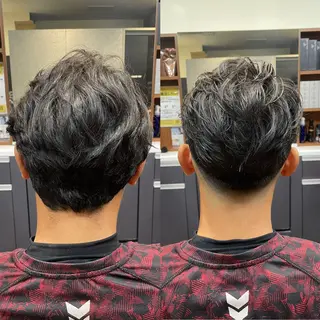 ショート パーマ メンズ トレサンパ所属・💈トレサンパ 💈金山駅✂︎愛実のヘアスタイル