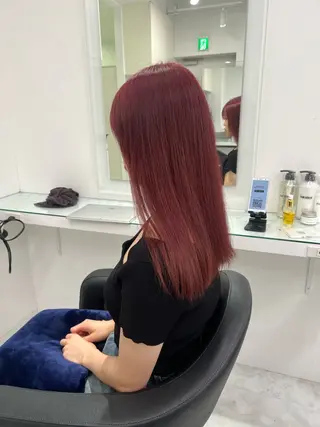 カラー ブリーチなし透明感 💗RYOTAのヘアスタイル