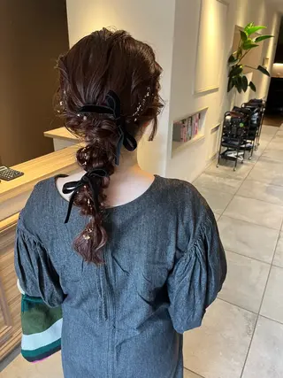 ロング ヘアアレンジ 川越 輝梨奈のヘアスタイル