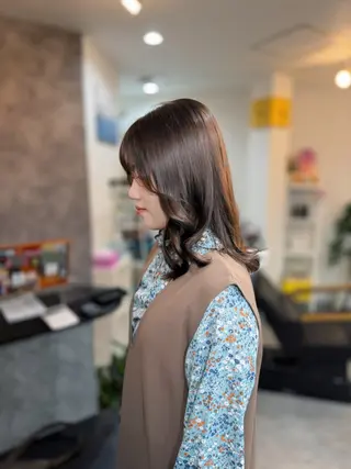 セミロング @miyuki _uenoのヘアスタイル