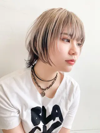 ショート 🍀ケアブリーチ カラー🍀坂井のヘアスタイル
