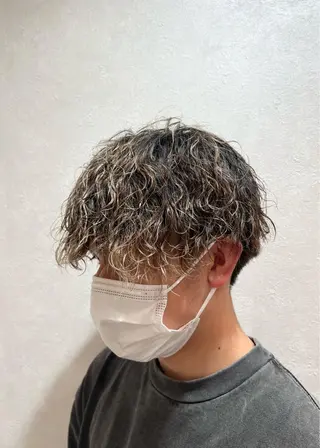 カラー パーマ メンズ Camishi所属・瀬野凌介/メンズ カット/パーマのヘアスタイル