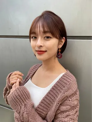 ショート 垢抜けトレンド レイヤー🩵廣戸楓のヘアスタイル