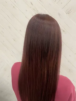 ロング カラー 池田 朱李のヘアスタイル