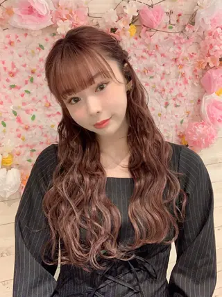 ロング ヘアアレンジ Hair and Make Encourage所属・ヘアメイク エンカレッジのヘアスタイル