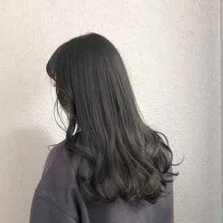 ロング カラー 韓国風レイヤー🗝要 暗透カラー📓吉祥寺のヘアスタイル