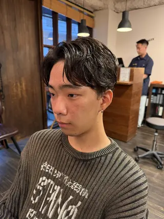 メンズ 早稲田/メンズ専門 /フェード/葛西裕季のヘアスタイル