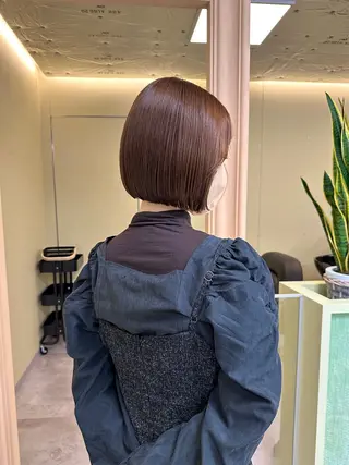 ショート ボブ/ぱつっとボブ/ 谷口 海星のヘアスタイル