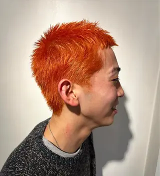 ショート カラー メンズ mow hair所属・yoshikei -mow hair-のヘアスタイル