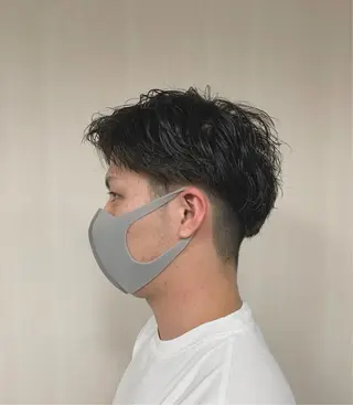 ショート メンズ ウスイマイコ カット/ケアカラーのヘアスタイル