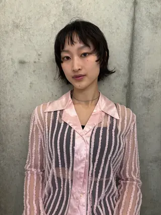 ショート NOUN所属・eri kinjoのヘアスタイル