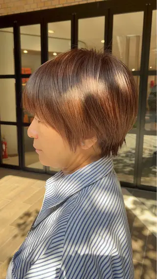 ショート 似合わせショート 森岡俊亮のヘアスタイル