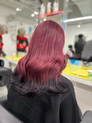 ロング カラー ダメージレスハイ トーン💖kanonのヘアスタイル