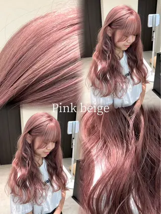 ミディアム 🎀透明感カラー 𝐂𝐇𝐈𝐒𝐀のヘアスタイル