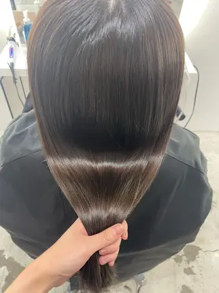 ロング aoi ♡グレージュ ・ベージュカラーのヘアスタイル