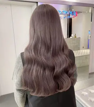 ロング カラー レイヤー×グレージュ /ピンク🩷mioのヘアスタイル