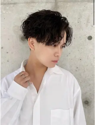 パーマ メンズ 大人メンズパーマ メンズ特化　萱原大幹のヘアスタイル