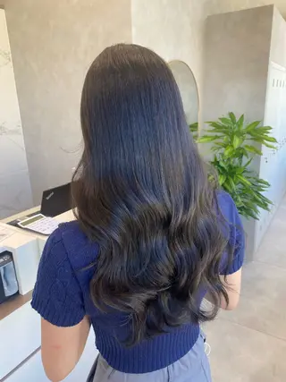 ロング カラー 韓国ヘア・カラー 🩵SHIZUKUのヘアスタイル