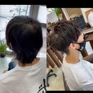 ショート share salon　SCENA所属・堤太志 メンズパーマ特化のヘアスタイル