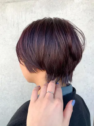 ショート カラー conne&riri所属・MAYU 💚森下のヘアスタイル