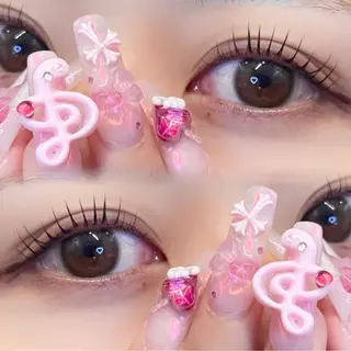 マツエク・マツパ emiri🍒 @illu6_6nのマツエク・マツパデザイン