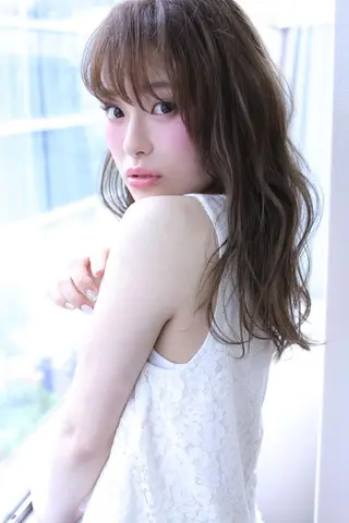 セミロング カラー EMANONシェアサロン心斎橋店所属・韓国メンズヘア　ミル クティボブ　足立佳代のヘアスタイル