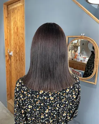 ミディアム カラー noa ☪︎のヘアスタイル