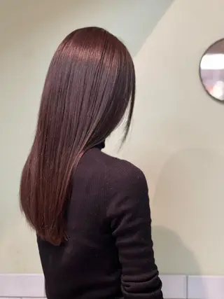 ロング カラー NYNY☃️上新庄 ❄️石川瑠青のヘアスタイル