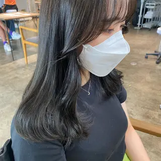 ミディアム カラー 🌼透明感艶カラー オリーブ🌼河村咲のヘアスタイル