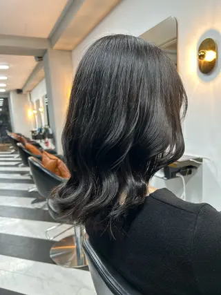 ミディアム カラー 圧倒的髪質改善 ✂︎飯島悠介のヘアスタイル