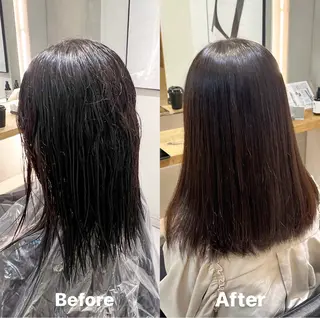 セミロング 縮毛矯正/ブリーチ 🏖️MIREIのヘアスタイル