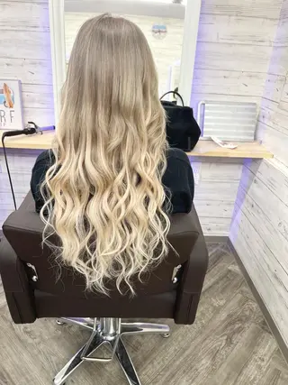 セミロング カラー ヘアアレンジ 枝毛カット&髪質改善 満足NO.1岡しゃんのヘアスタイル