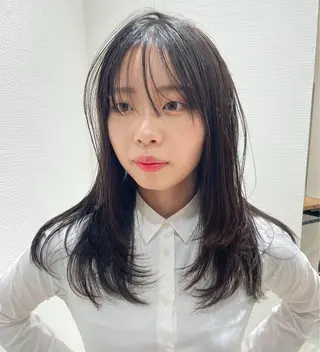 セミロング HIBIKI/原宿 ハッシュカット🪄のヘアスタイル