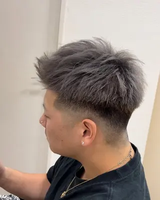 カラー メンズ バレイヤージュ/ヘア アレンジ/shionのヘアスタイル