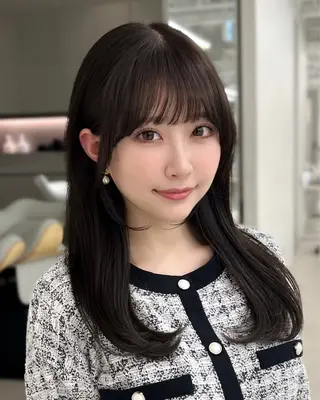 ロング カラー COA  銀座所属・上塘 尚寛のヘアスタイル