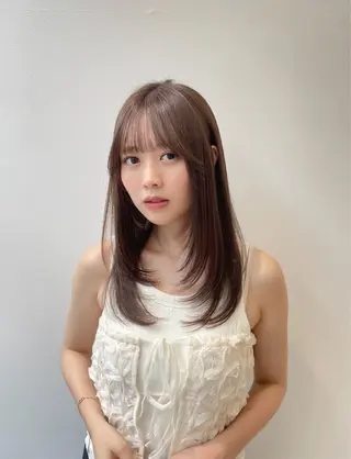ロング カラー sora/レイヤー/ 似合わせカット🎀のヘアスタイル