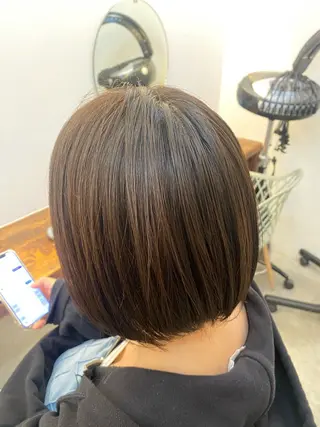 ショート カラー ナギサ/本厚木/ ボブ/ミディアム🤍のヘアスタイル