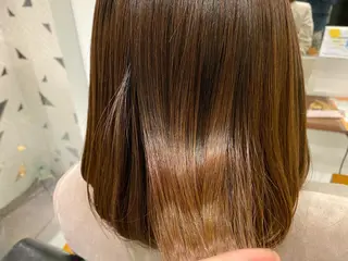 ミディアム カラー Rely 美空のヘアスタイル